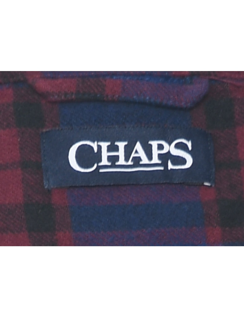 Chaps Plaid Shirt - L