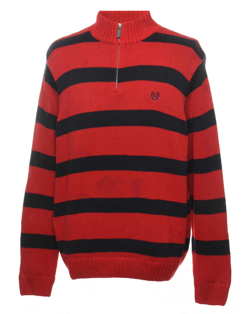 Red And Black Shirt Kurt Cobain Red And Black Striped Jumper
