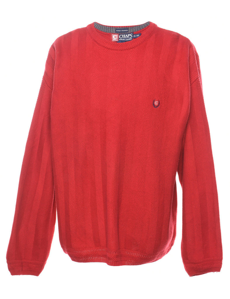 Chaps Red Jumper - XL