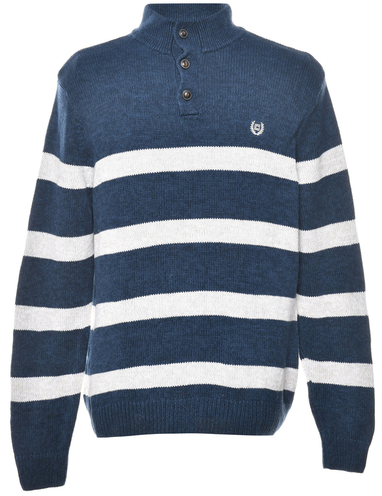Chaps Striped Jumper - L