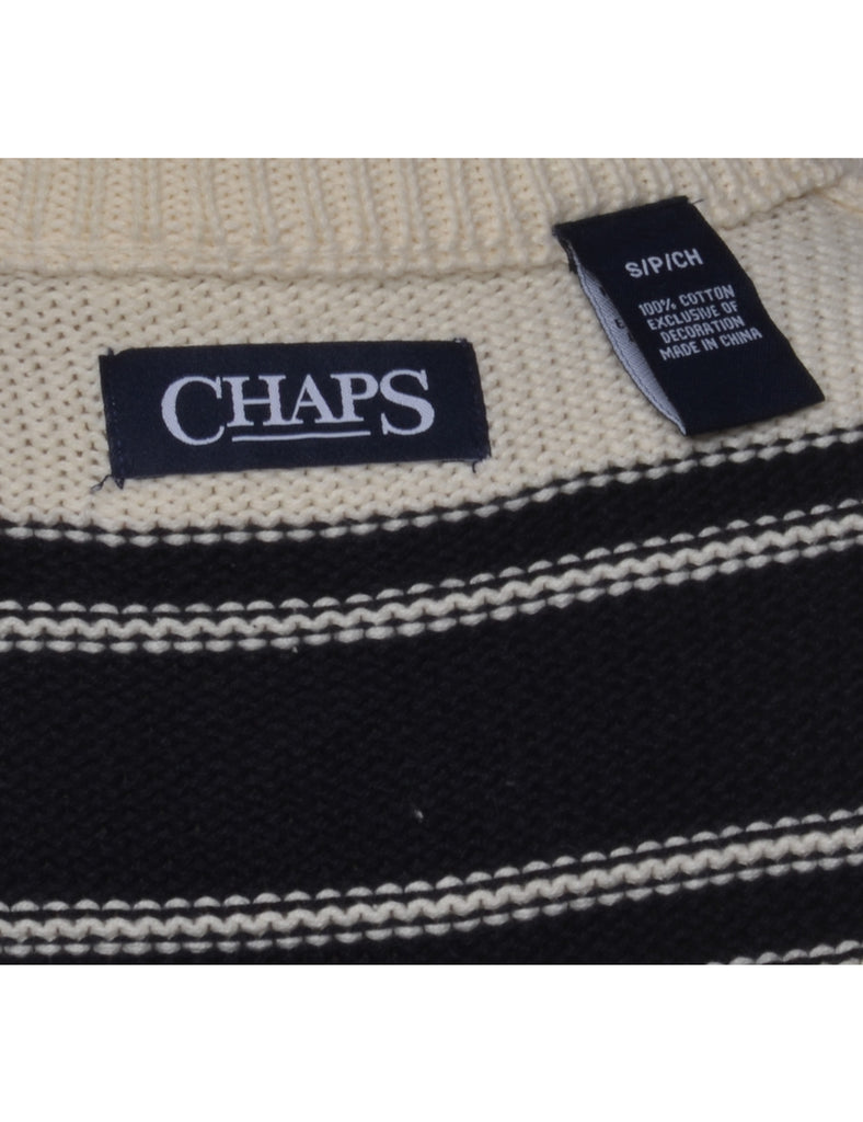 Chaps Striped Jumper - S