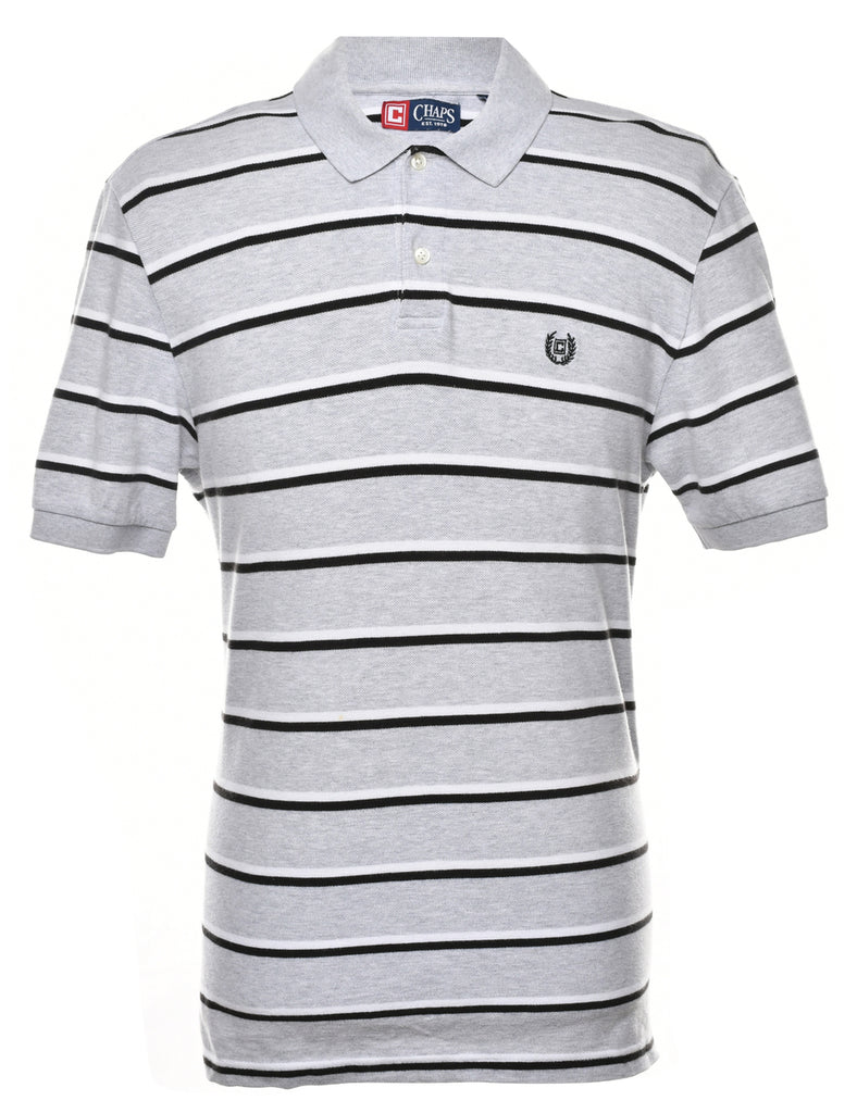 Chaps Striped Polo Shirt - L