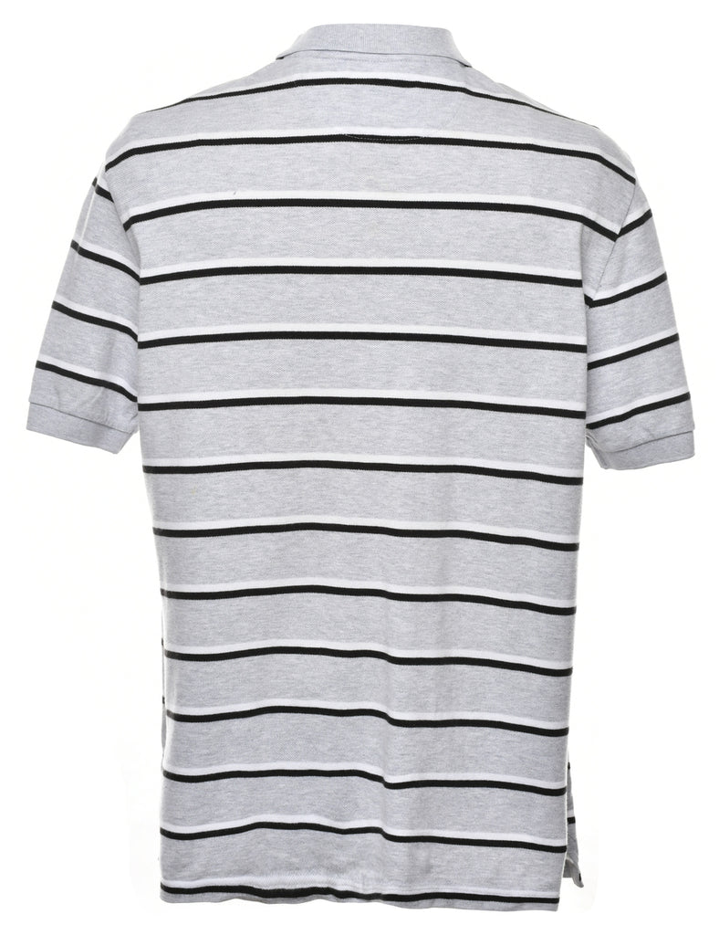 Chaps Striped Polo Shirt - L