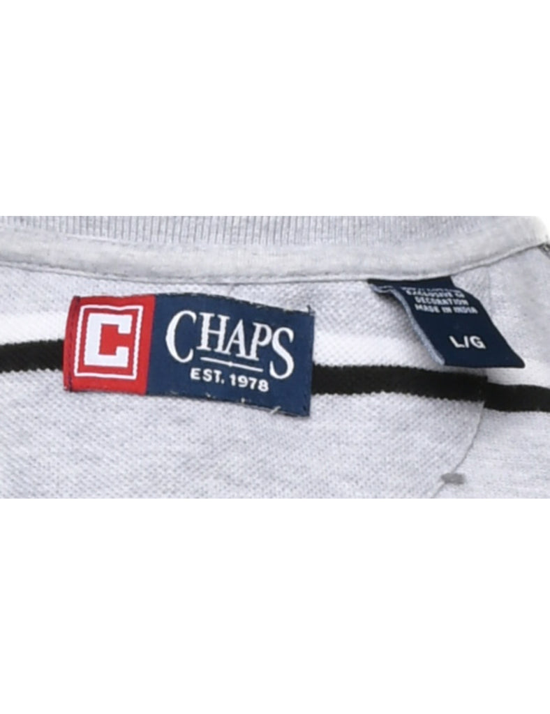 Chaps Striped Polo Shirt - L