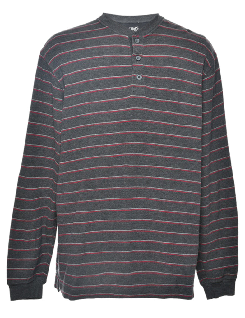 Chaps Striped Printed T-shirt - XL