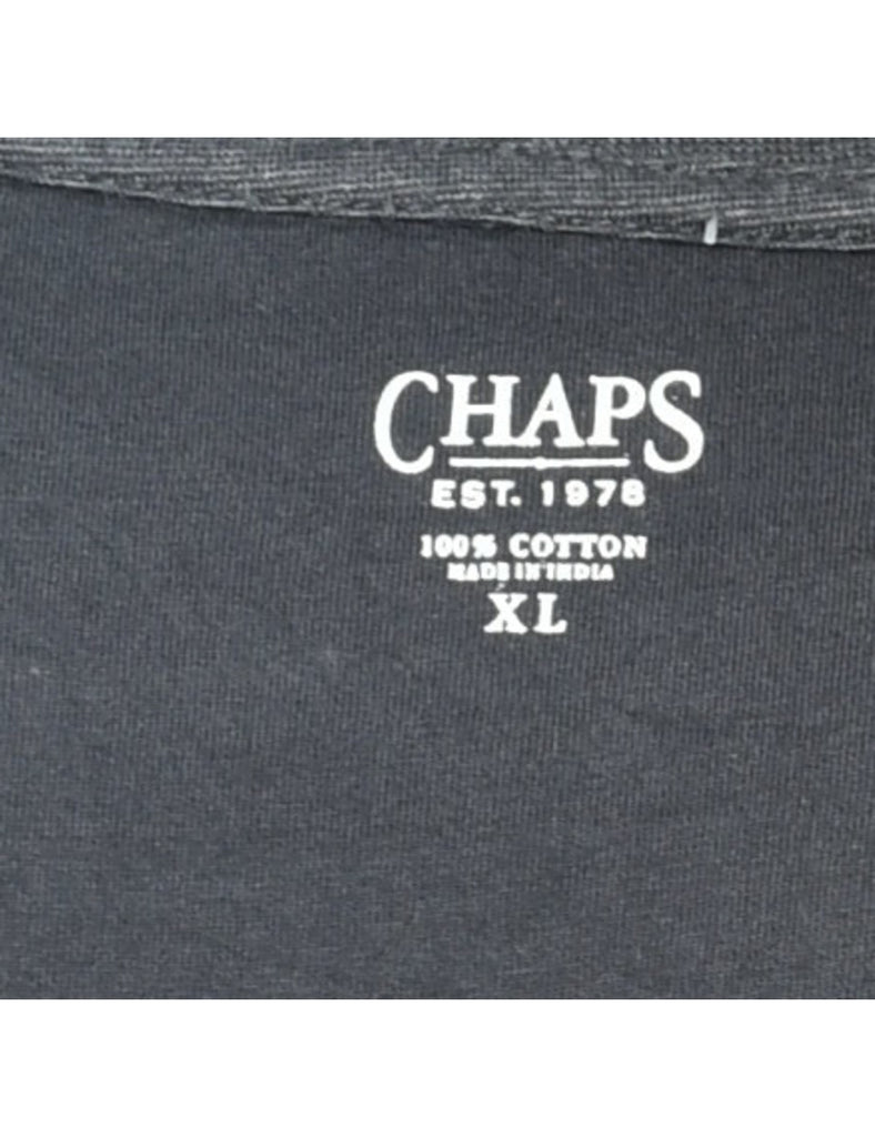 Chaps Striped Printed T-shirt - XL