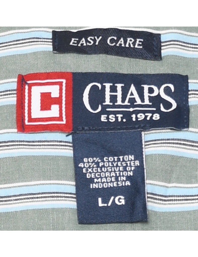 Chaps Striped Shirt - L
