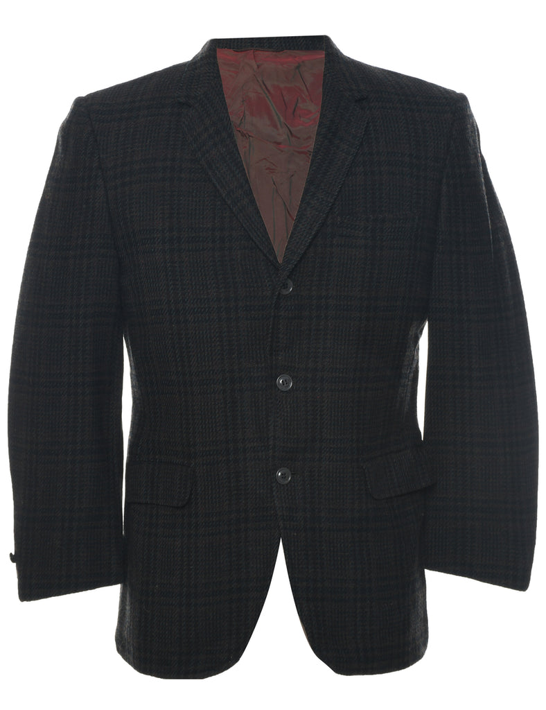 Checked Blazer - M
