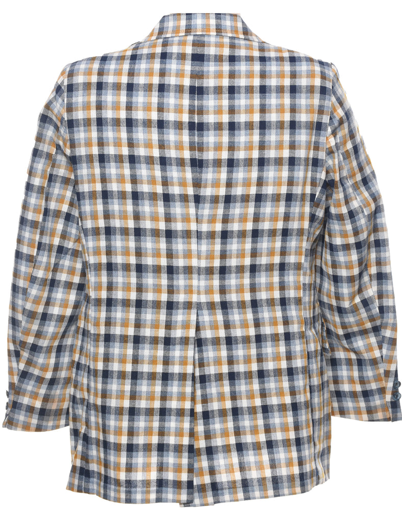 Checked Blazer - L