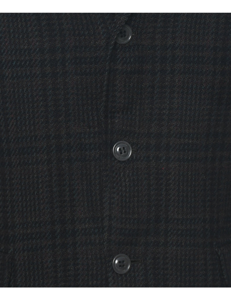 Checked Blazer - M