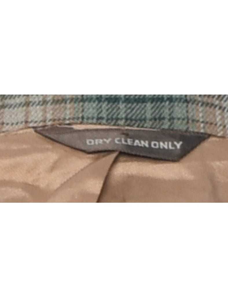 Checked Blazer - M