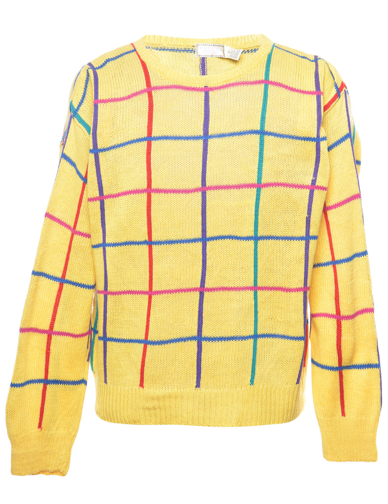 Checked Jumper - M