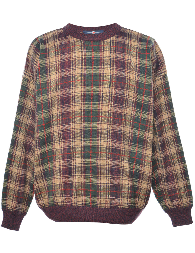 Checked Pattern Jumper - L