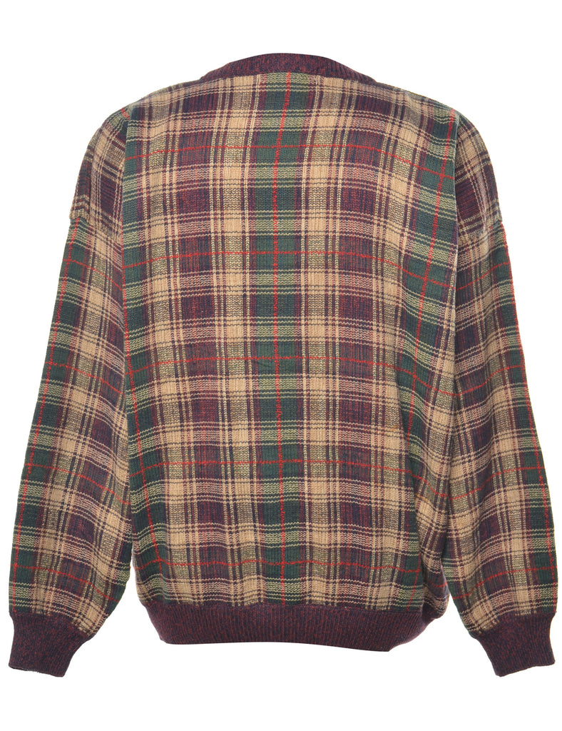 Checked Pattern Jumper - L