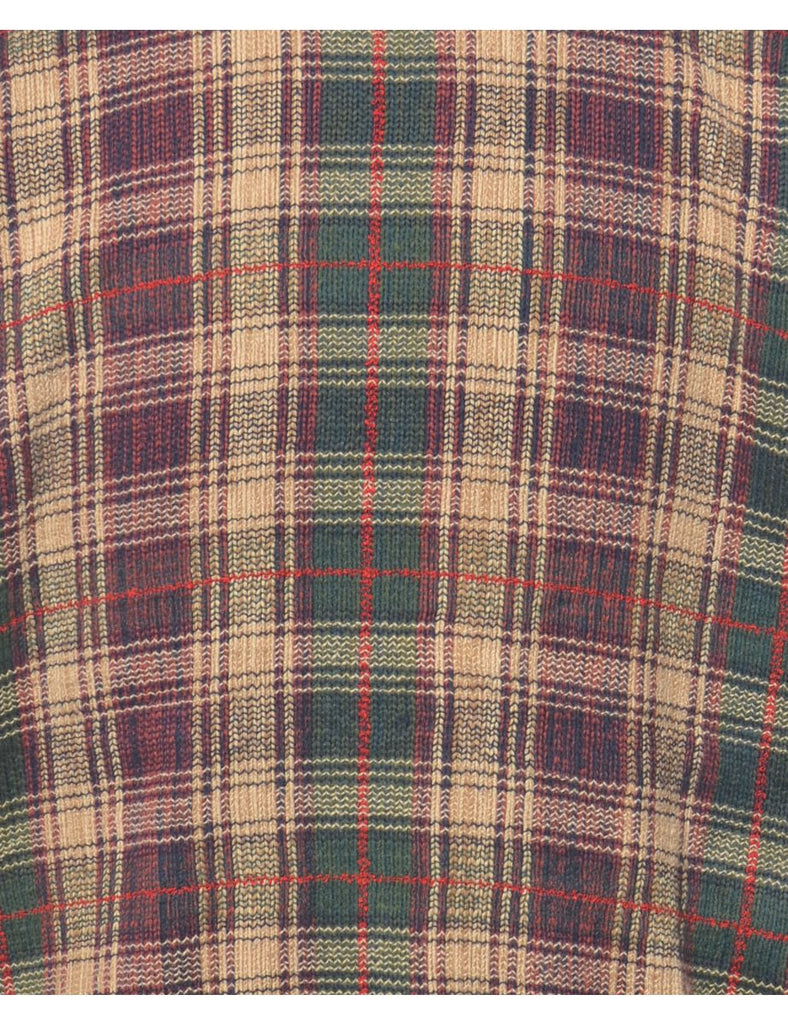 Checked Pattern Jumper - L