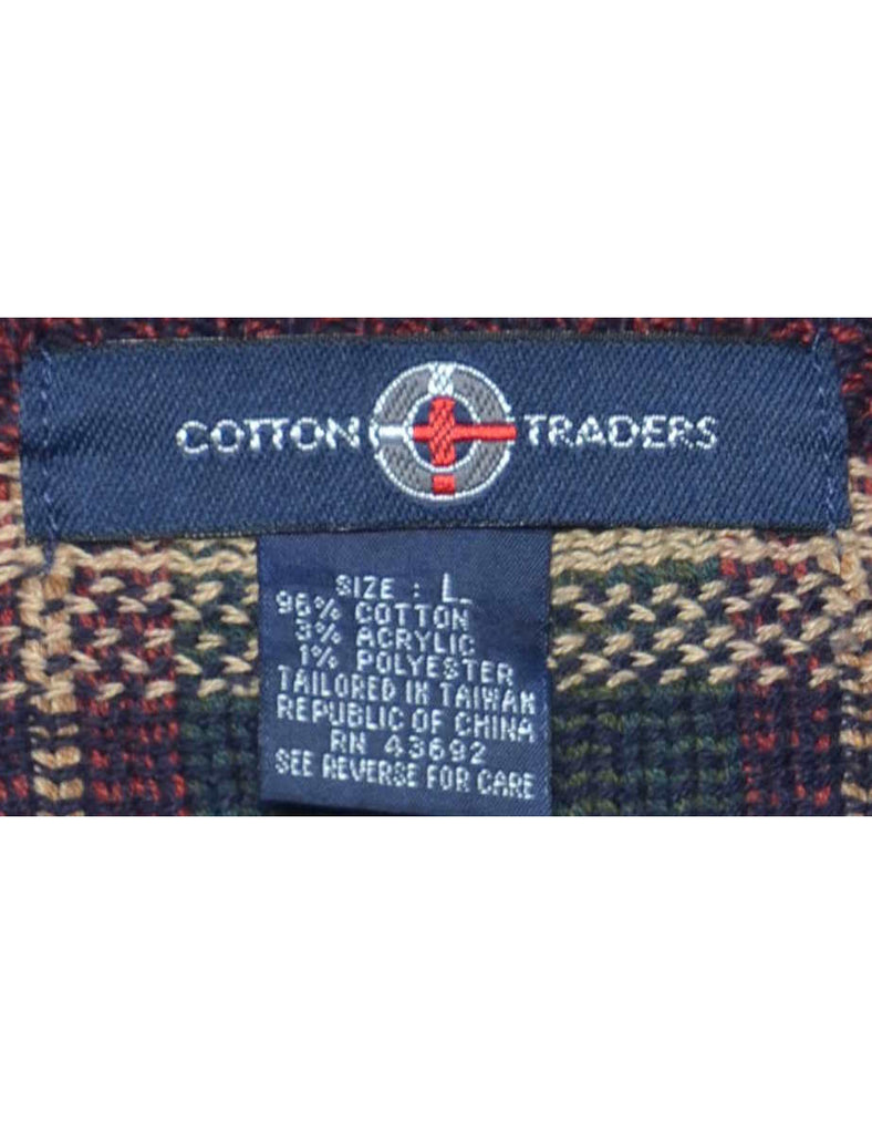 Checked Pattern Jumper - L