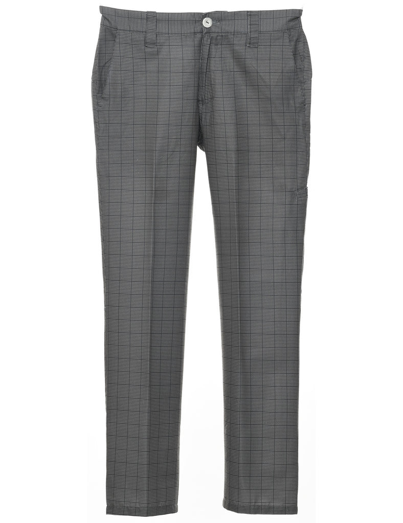 Checked Pattern Trousers - W30 L32