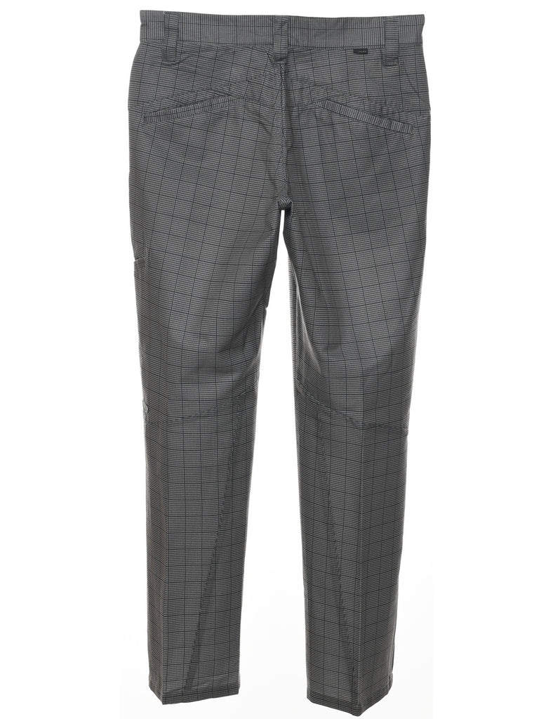Checked Pattern Trousers - W30 L32