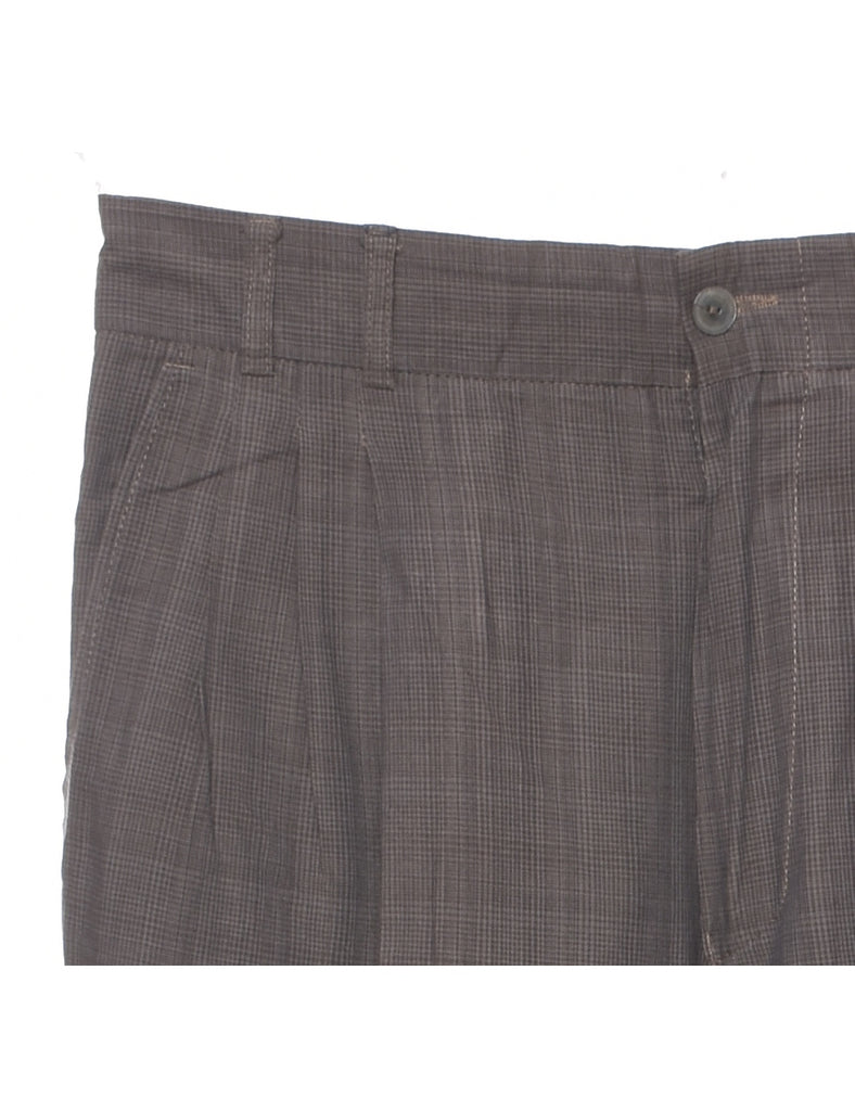 Checked Pattern Trousers - W30 L30