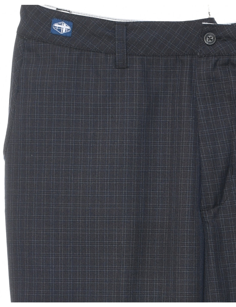 Checked Pattern Trousers - W34 L33
