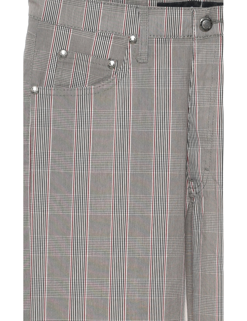 Checked Pattern Trousers - W32 L31