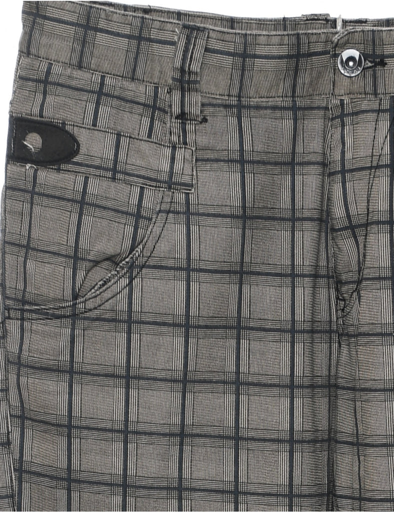 Checked Pattern Trousers - W34 L34