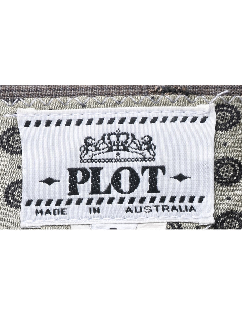 Checked Pattern Trousers - W30 L30