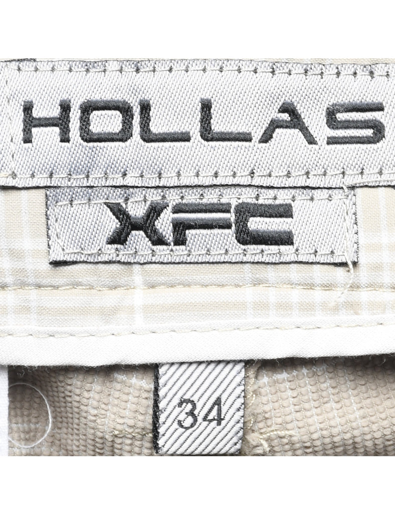Checked Pattern Trousers - W34 L33
