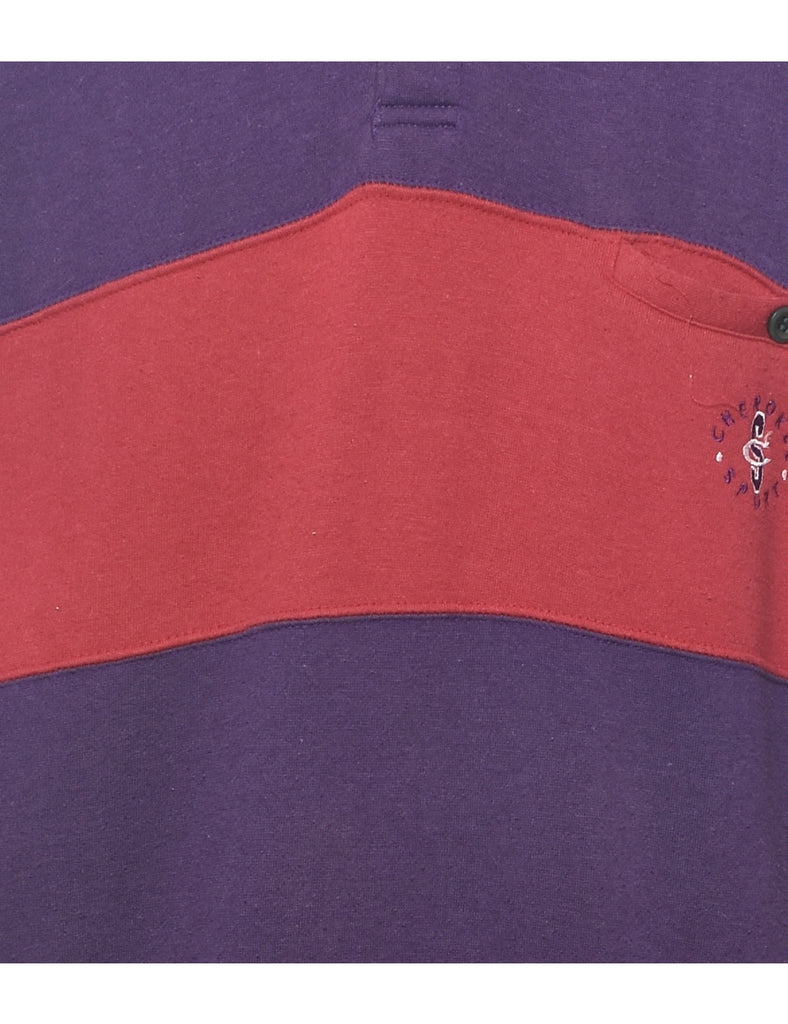 Cherokee Colour Block Plain Sweatshirt - M