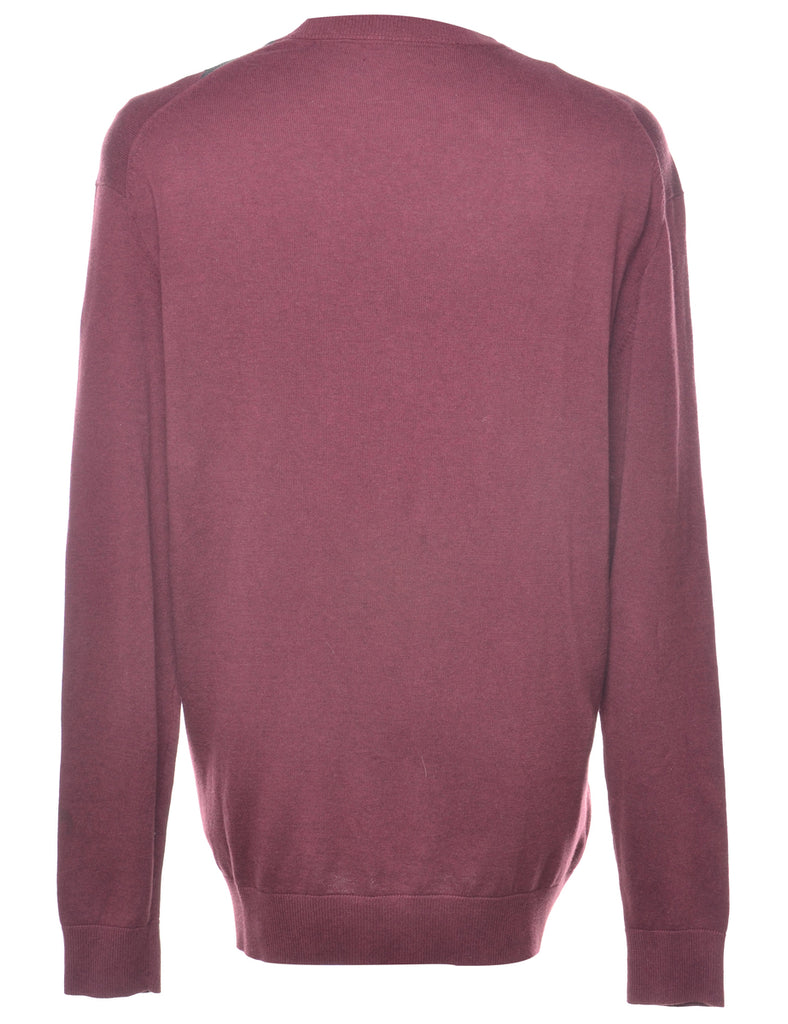 Claiborne Argyle Jumper - L