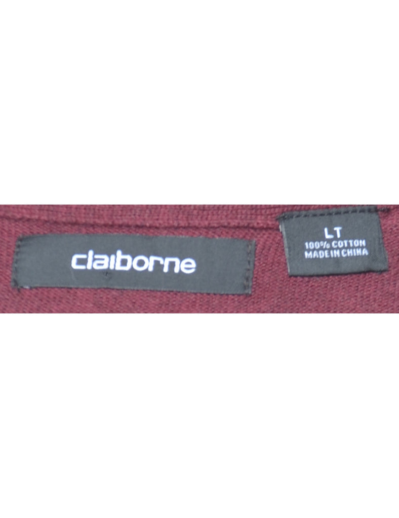 Claiborne Argyle Jumper - L