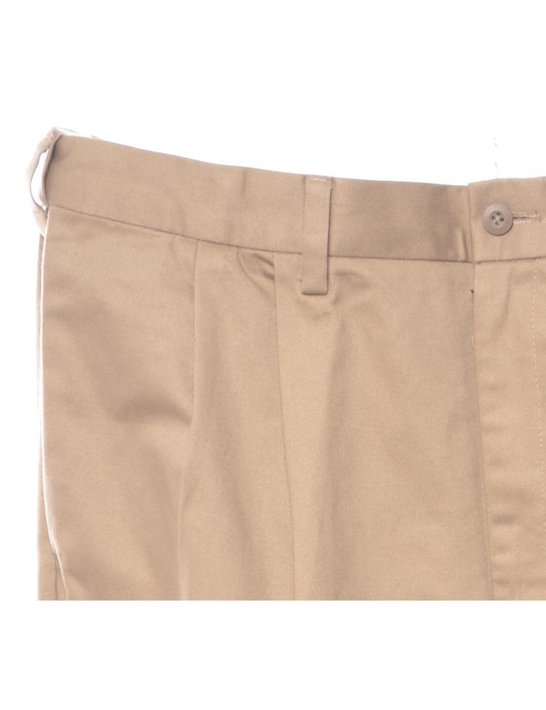 Classic Light Brown Tapered Trousers - W37 L32