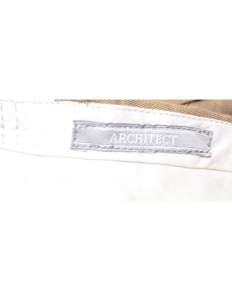 Classic Light Brown Tapered Trousers - W37 L32