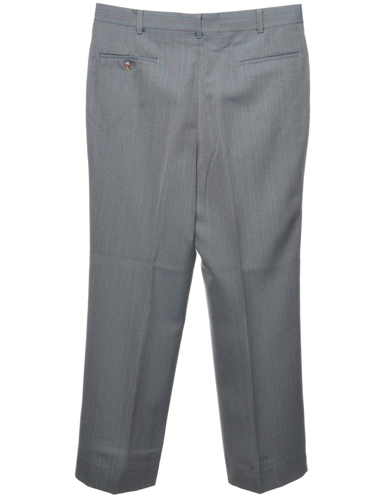Classic Light Grey Tailored Trousers - W34 L29