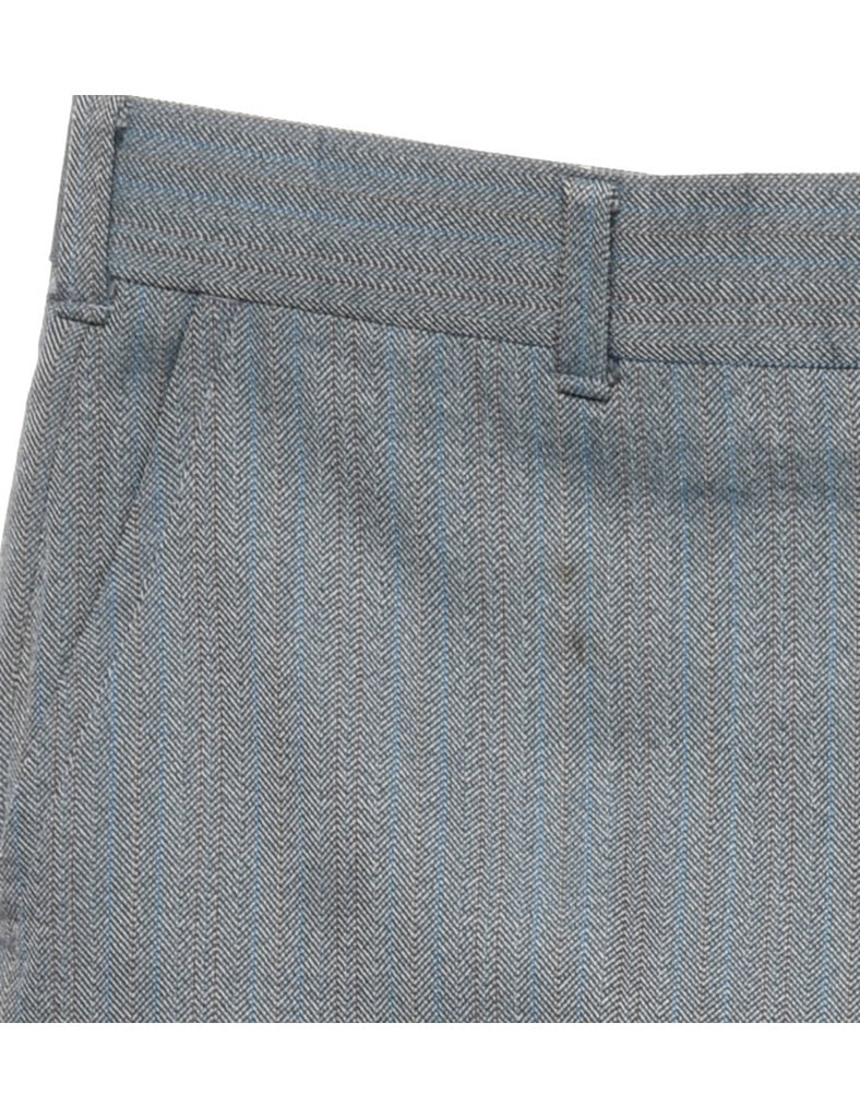 Classic Light Grey Tailored Trousers - W34 L29