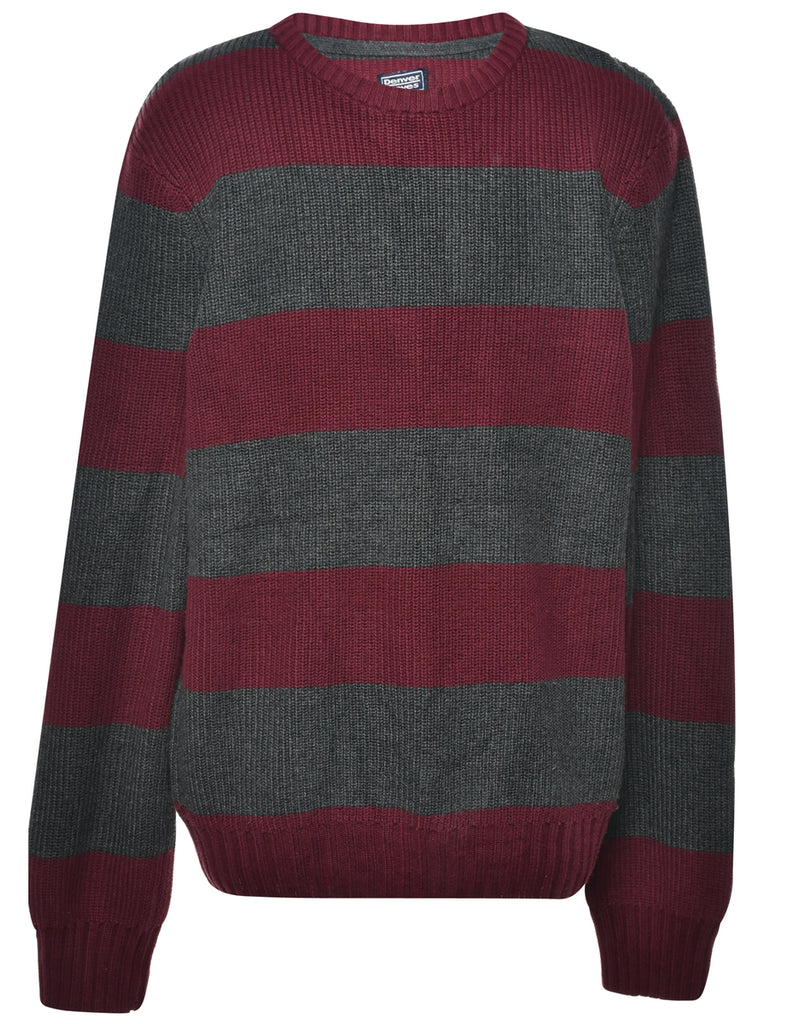 Colour Block Jumper - L