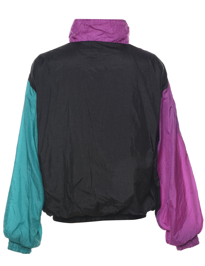 Colour Block Nylon Jacket - XL