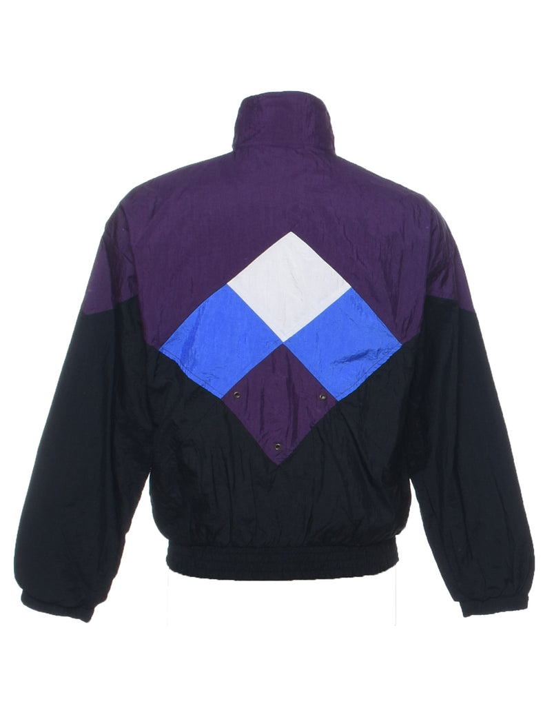Colour Block Nylon Jacket - S