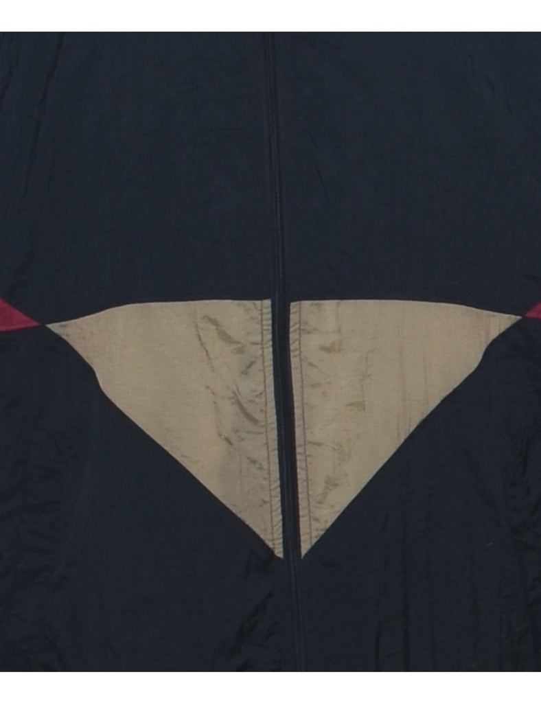 Colour Block Nylon Jacket - L