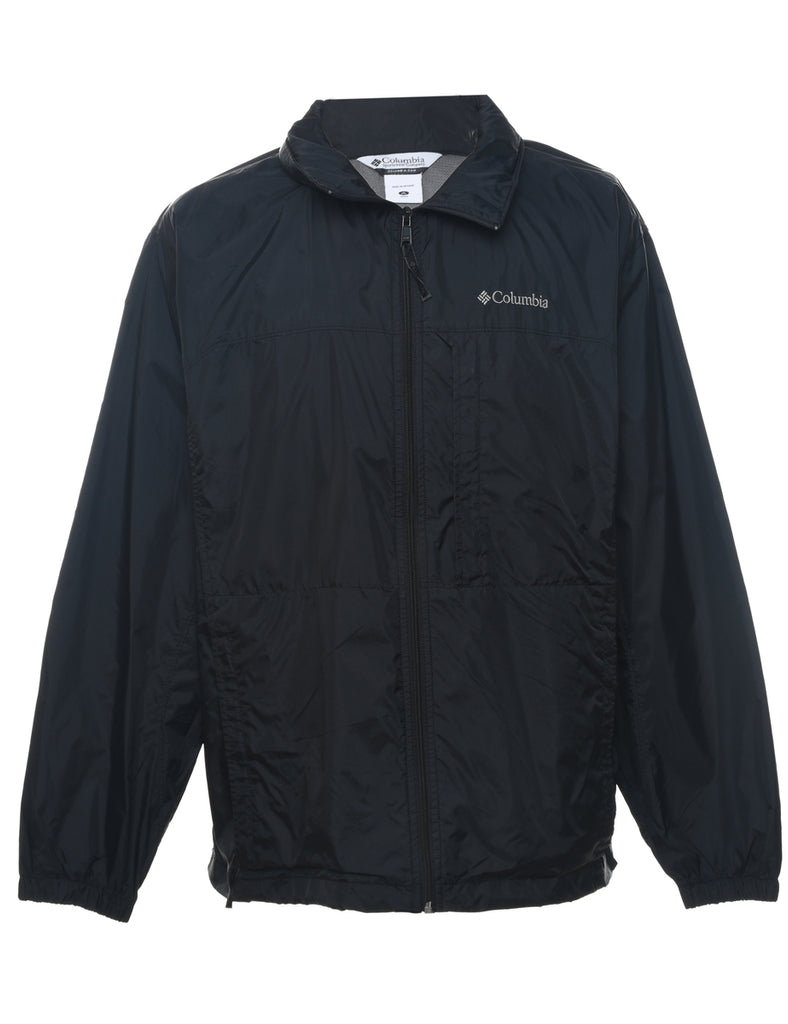 Columbia Black Classic Nylon Jacket - XL