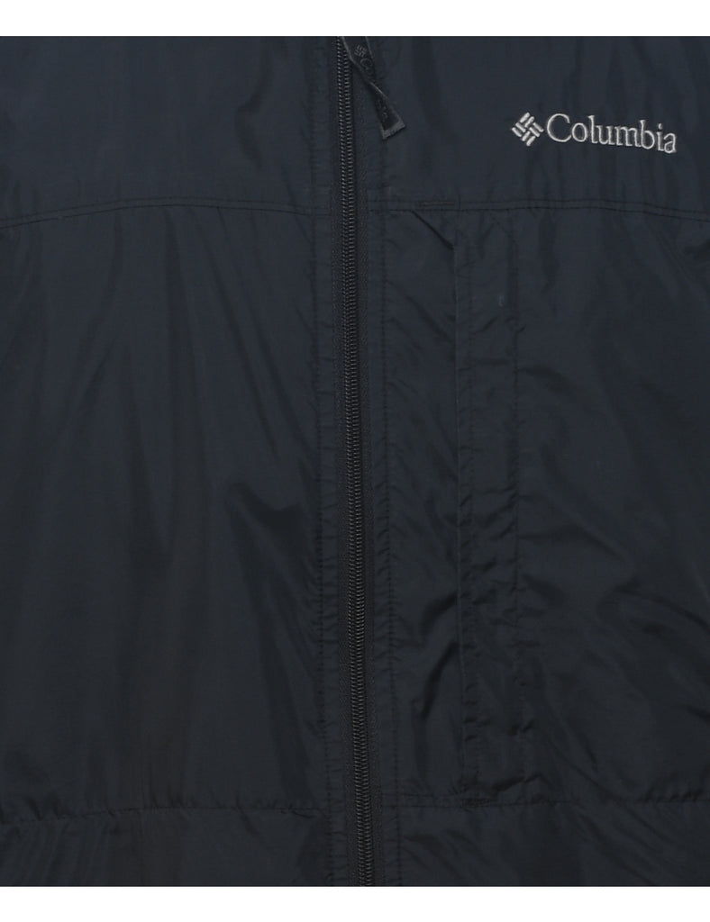 Columbia Black Classic Nylon Jacket - XL