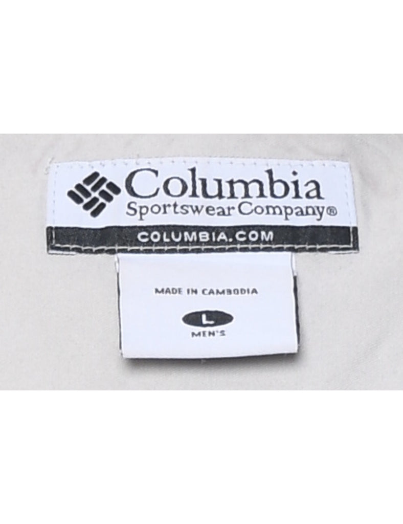Columbia Checked Green Shirt - L