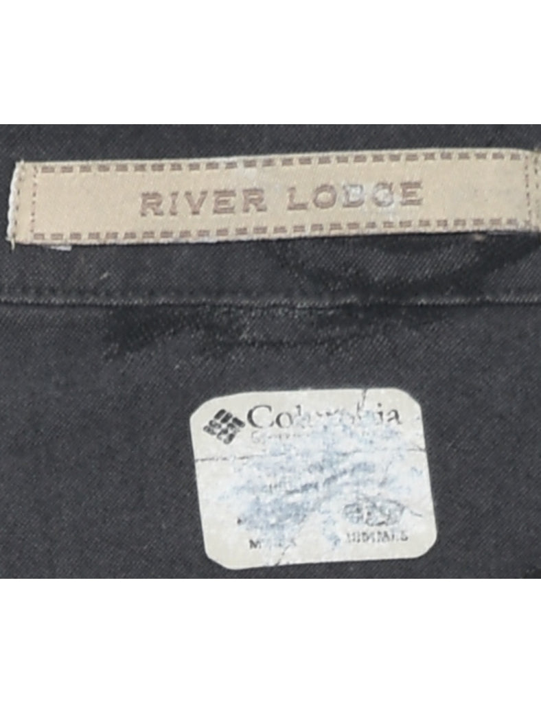 Columbia Dark Grey & Black Patterned Shirt - XL