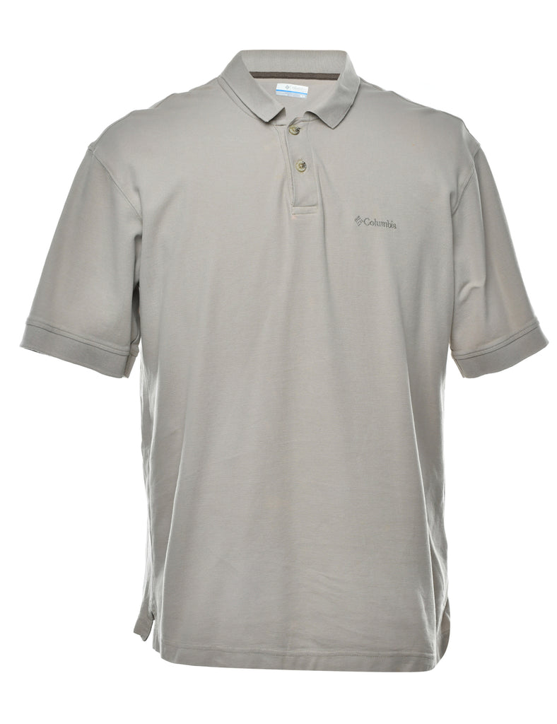 Columbia Light Grey Polo T-shirt - M