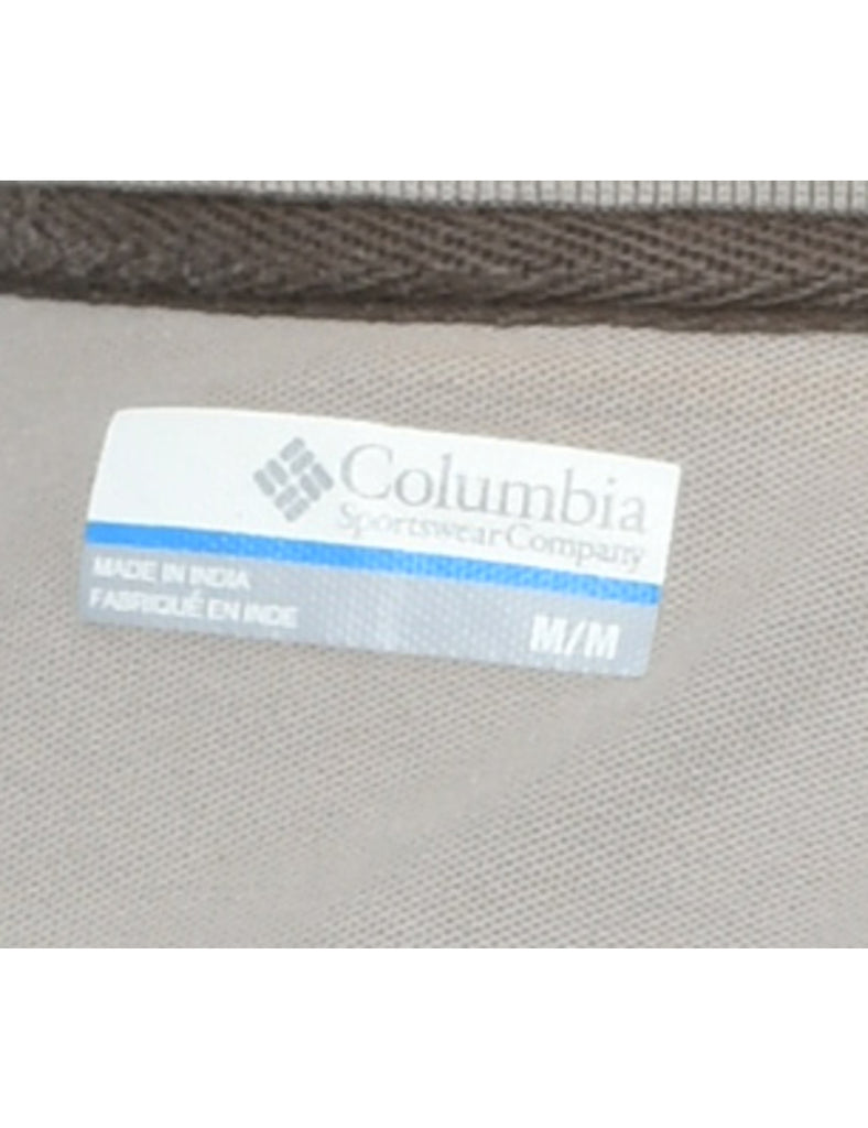 Columbia Light Grey Polo T-shirt - M