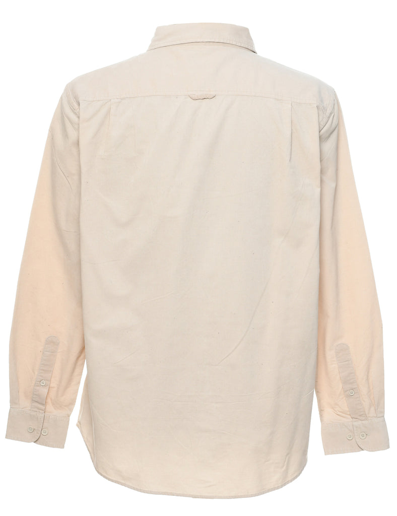 Corduroy Beige Shirt - L