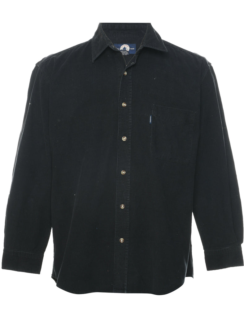 Corduroy Black Shirt - M