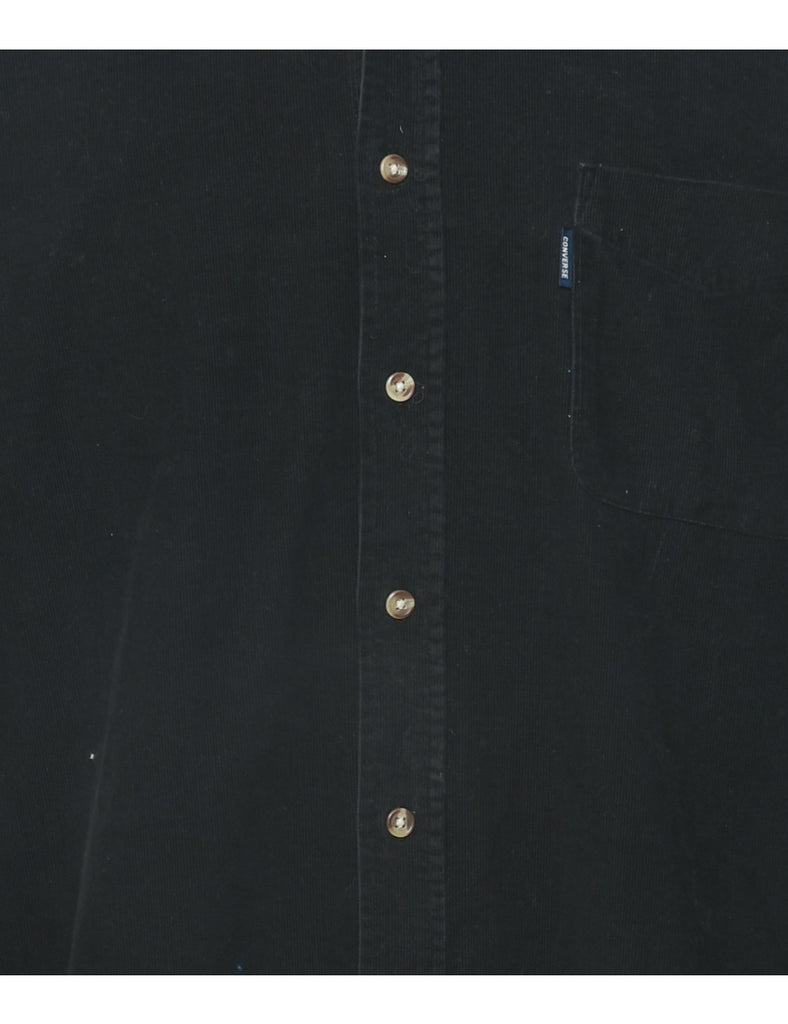 Corduroy Black Shirt - M