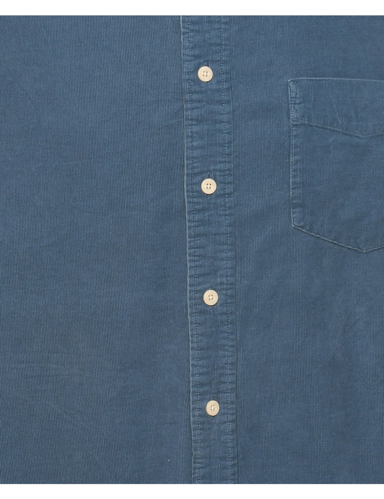 Corduroy Blue Shirt - XL
