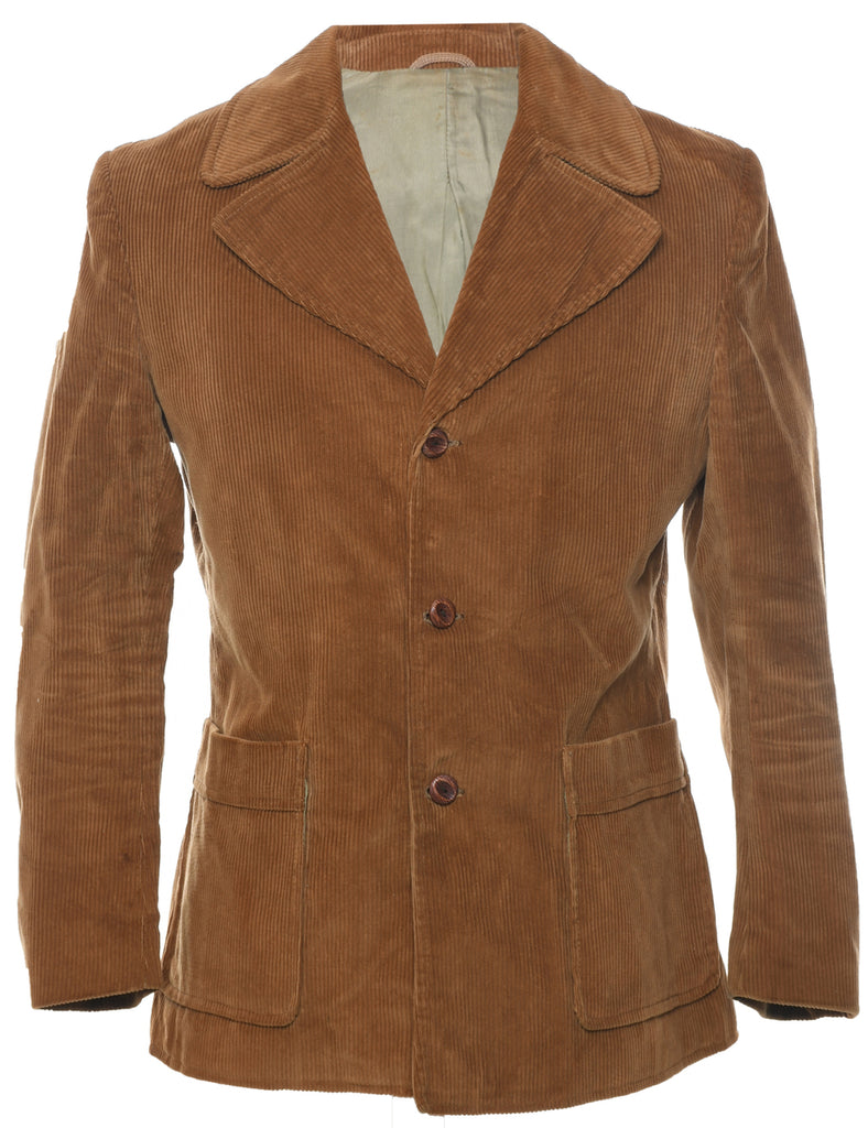 Corduroy Brown Blazer - M